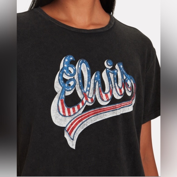 R13 Elvis Flag Boy Tee. Size medium. - Picture 7 of 12